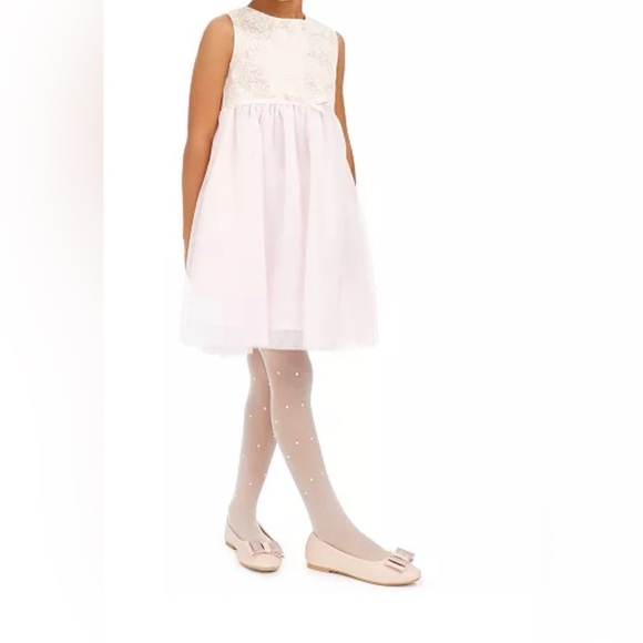 Sold-BLUEBERI BOULEVARD Toddler Girls 2-Pc. Faux-Fur-Trim Coat & Dress Set - Picture 2 of 8